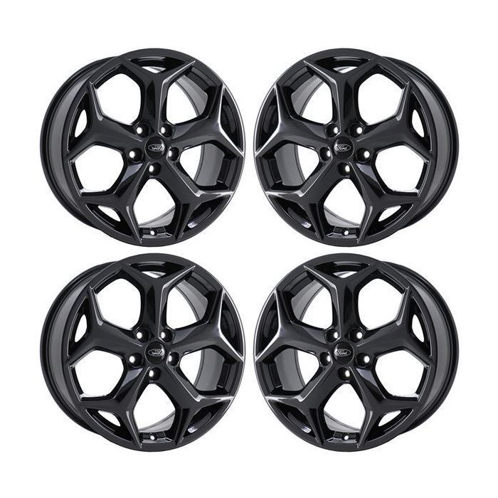 Ford Focus Wheel Rim PVD Black Chrome 3905 Stock Factory OEM Replacement