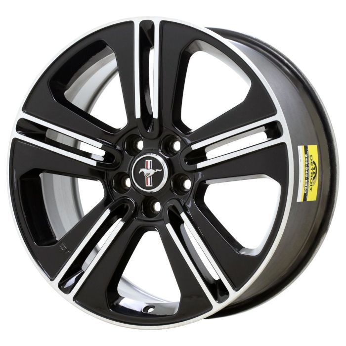 Ford Mustang Wheel Rim Machined Black 3908 Stock Factory OEM Replacement