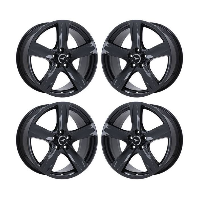 Ford Mustang Wheel Rim PVD Black Chrome 3910 Stock Factory OEM Replacement