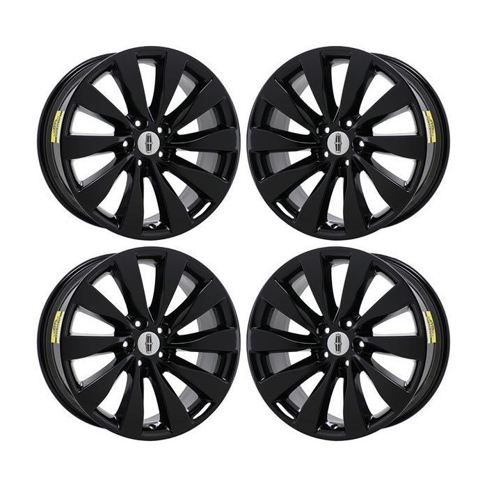Lincoln MKS Exchange Wheels Set of 4-Exchange Rims Set of 4 Gloss Black 3928