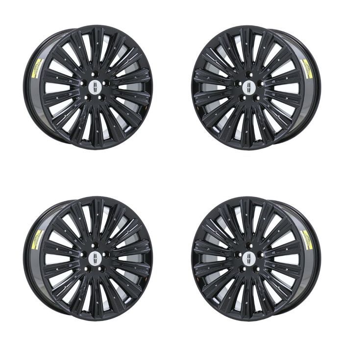 Lincoln MKS Exchange Wheels Set of 4-Exchange Rims Set of 4 Gloss Black 3929