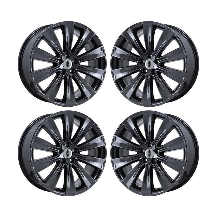 Lincoln MKS Wheel Rim PVD Black Chrome 3930 Stock Factory OEM Replacement