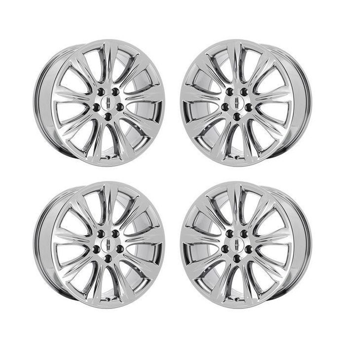 Lincoln MKT Wheel Rim PVD Bright Chrome 3936 Stock Factory OEM Replacement