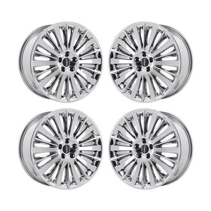 Lincoln MKZ Wheel Rim PVD Bright Chrome 3955 Stock Factory OEM Replacement