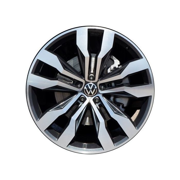 Volkswagen Atlas Wheel Rim Machined Grey 70077 Stock Factory OEM Replacement