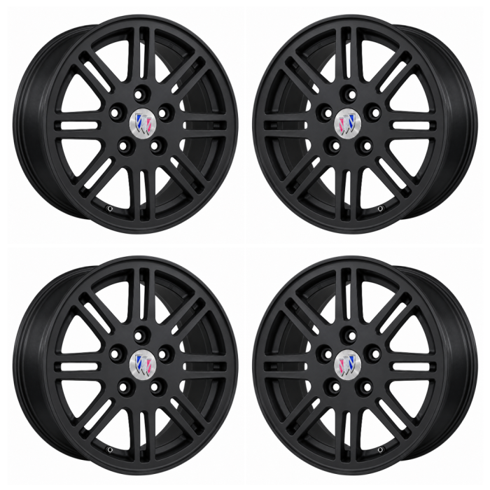 Buick Regal Outright Wheels Set of 4-Outright Rims Set of 4 Satin Black 4032