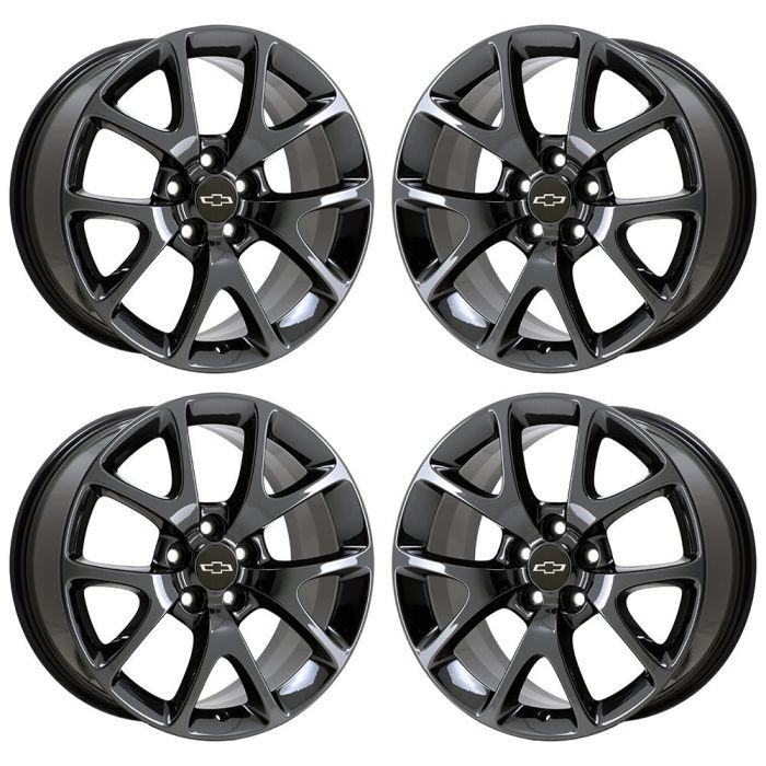 Chevrolet Impala Wheel Rim PVD Black Chrome 4108B Stock Factory OEM Replacement