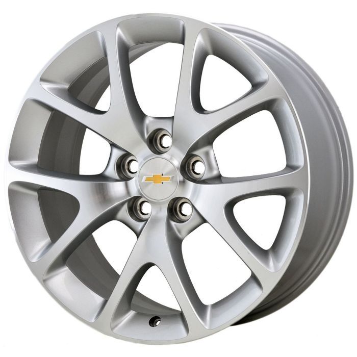 Chevrolet Impala Wheel Rim Machined Silver 4108B Stock Factory OEM Replacement
