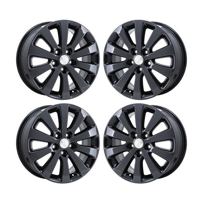 Buick Verano Wheel Rim PVD Black Chrome 4110 Stock Factory OEM Replacement