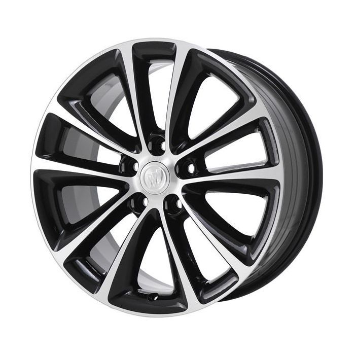 Buick Verano Wheel Rim Machined Black 4111 Stock Factory OEM Replacement