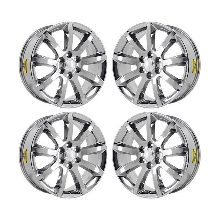 Buick Enclave Wheel Rim PVD Bright Chrome 4132 Stock Factory OEM Replacement
