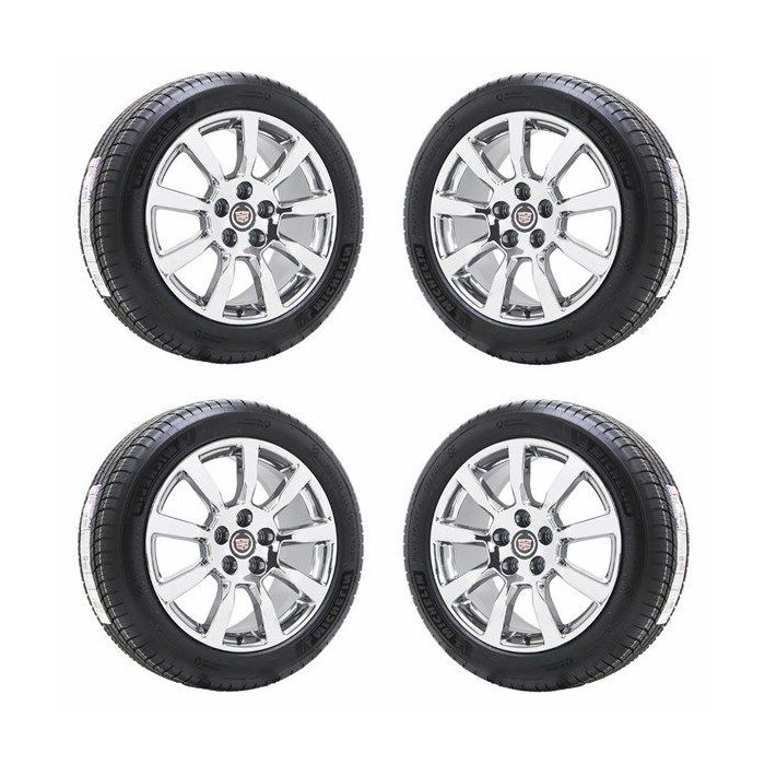 Cadillac CTS Wheel and Tire Sets-Wheel and Tire Packages-Wheel & Tire Sets-Wheel & Tire Packages-Wheel and Rim Sets-Wheel and Rim Packages-Wheel & Rim Sets -Wheel & Rim Packages PVD Bright Chrome 4628