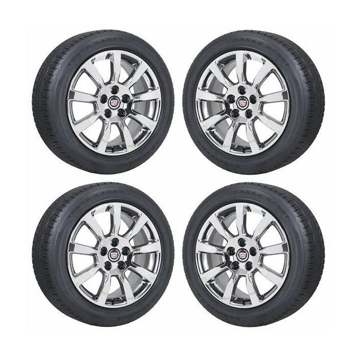 Cadillac CTS Wheel and Tire Sets-Wheel and Tire Packages-Wheel & Tire Sets-Wheel & Tire Packages-Wheel and Rim Sets-Wheel and Rim Packages-Wheel & Rim Sets -Wheel & Rim Packages PVD Bright Chrome 4628