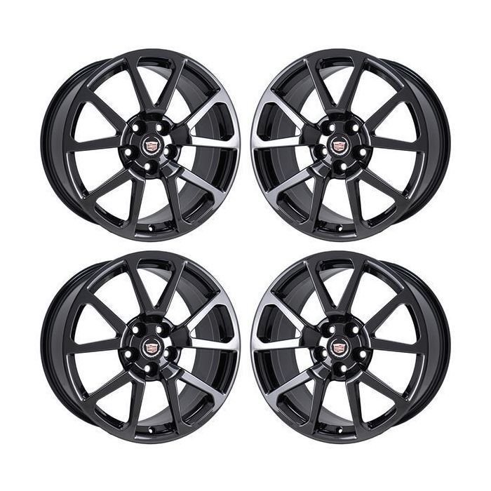 Cadillac CTS-V Wheel Rim PVD Black Chrome 4647 (F) Stock Factory OEM Replacement