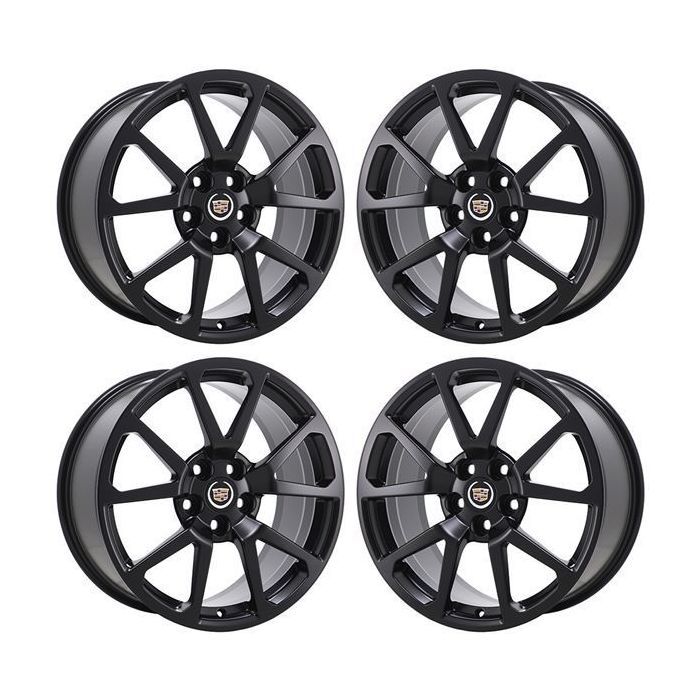 Cadillac CTS-V Exchange Wheels Set of 4-Exchange Rims Set of 4 Satin Black 4647 (F)