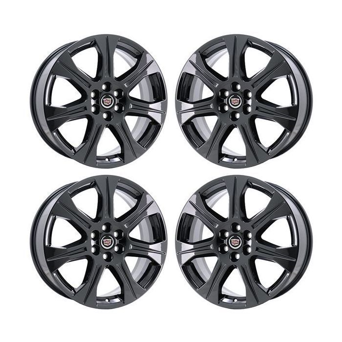 Cadillac SRX Wheel Rim PVD Black Chrome 4667 Stock Factory OEM Replacement