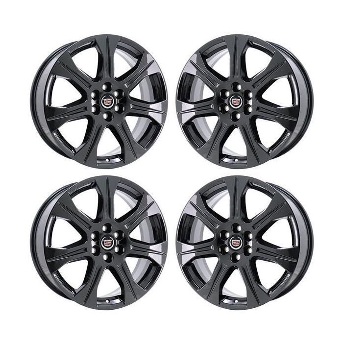 Cadillac SRX Wheel Rim PVD Black Chrome 4667 Stock Factory OEM Replacement