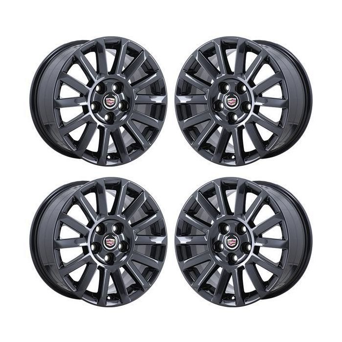 Cadillac CTS Wheel Rim PVD Black Chrome 4668 Stock Factory OEM Replacement
