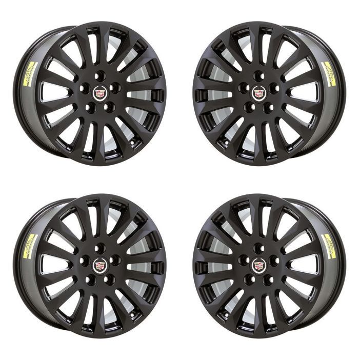 Cadillac CTS Exchange Wheels Set of 4-Exchange Rims Set of 4 Satin Black 4669 (F)