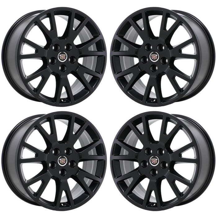 Cadillac CTS Exchange Wheels Set of 4-Exchange Rims Set of 4 Satin Black 4671 (F)
