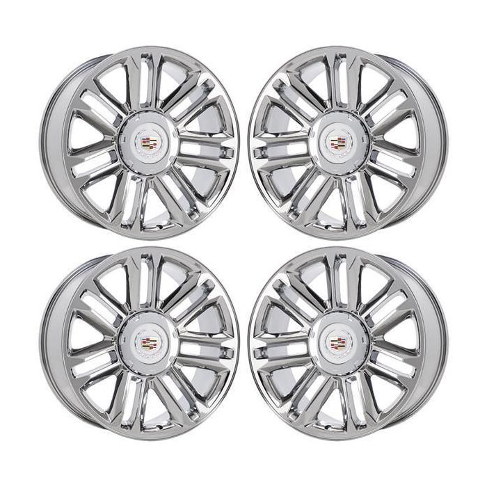 Cadillac Escalade Wheel Rim PVD Bright Chrome 4680 Stock Factory OEM Replacement