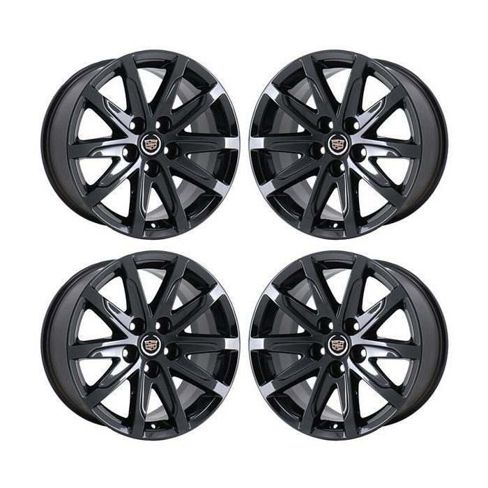 Cadillac CTS Wheel Rim PVD Black Chrome 4712 Stock Factory OEM Replacement