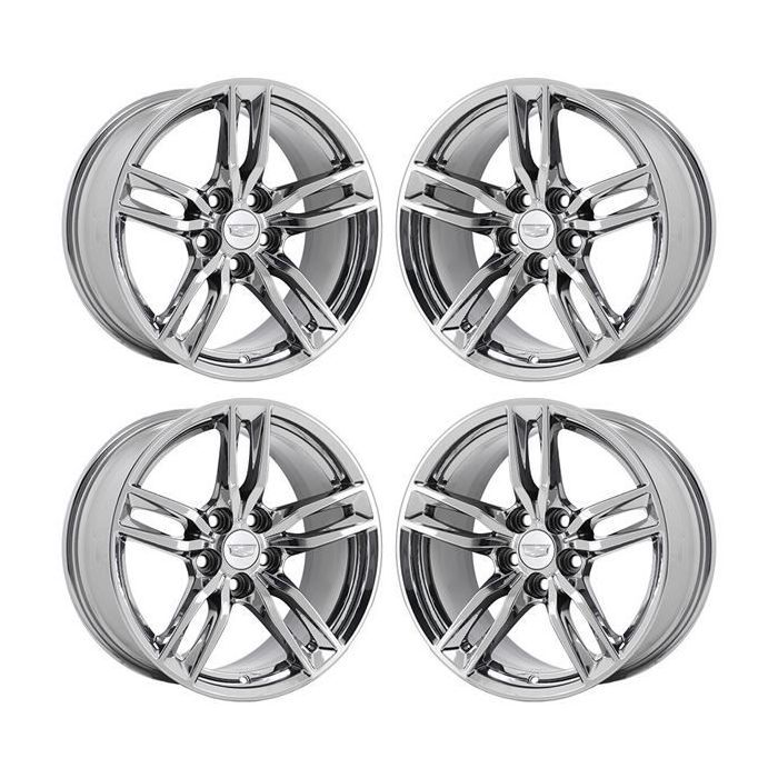 Cadillac CTS Wheel Rim PVD Bright Chrome 4716 (F) Stock Factory OEM Replacement