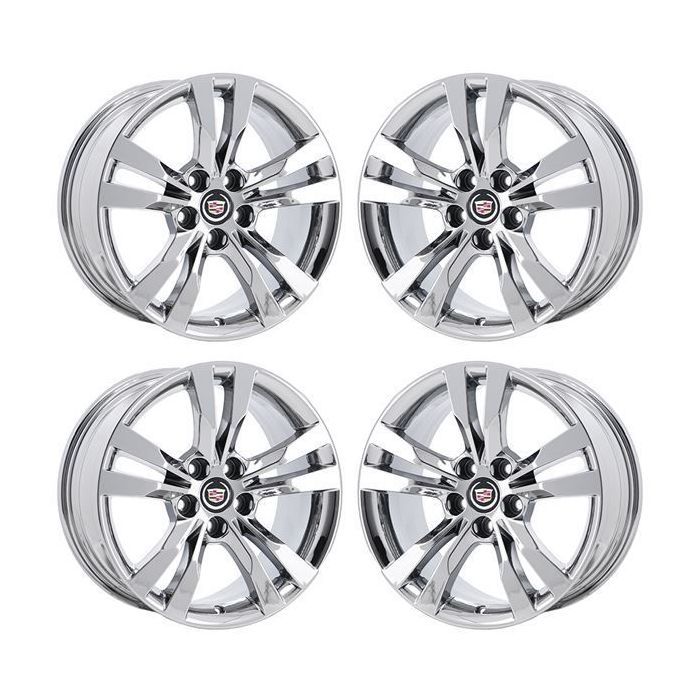 Cadillac CTS Wheel Rim PVD Bright Chrome 4717 (F) Stock Factory OEM Replacement