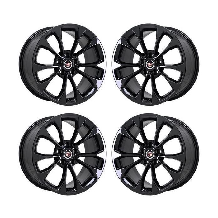 Cadillac ATS Exchange Wheels Set of 4-Exchange Rims Set of 4 Gloss Black 4731 (F)