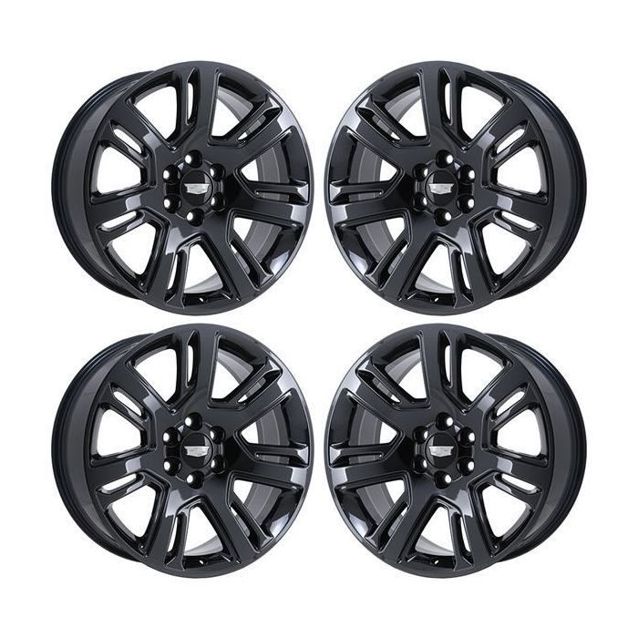 Cadillac Escalade Wheel Rim PVD Black Chrome 4738 Stock Factory OEM Replacement