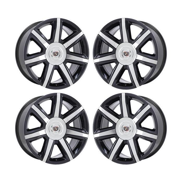 Cadillac Escalade Wheel Rim PVD Black Chrome 4739 Stock Factory OEM Replacement