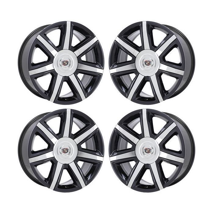 Cadillac Escalade Wheel Rim PVD Black Chrome 4739 Stock Factory OEM Replacement