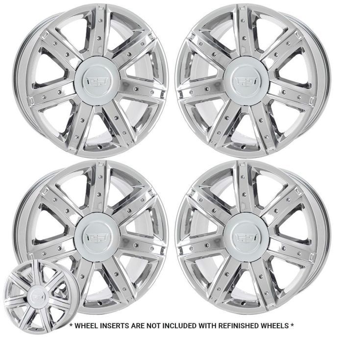 Cadillac Escalade Wheel Rim PVD Bright Chrome 4739 Stock Factory OEM Replacement