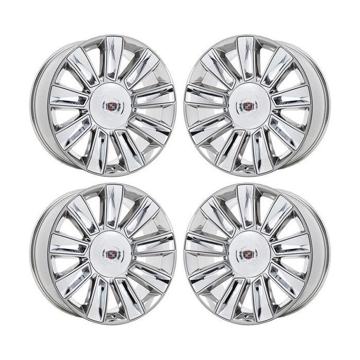 Cadillac Escalade Wheel Rim PVD Bright Chrome 4740 Stock Factory OEM Replacement