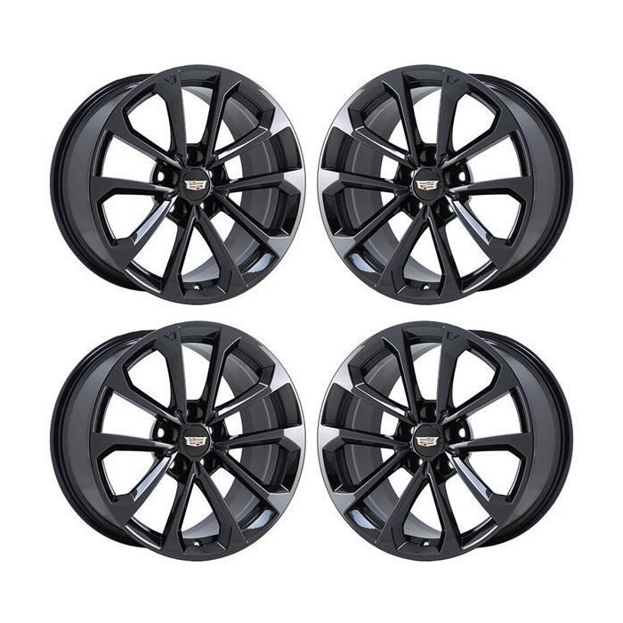 Cadillac ATS-V Wheel Rim PVD Black Chrome 4766 (F) Stock Factory OEM Replacement