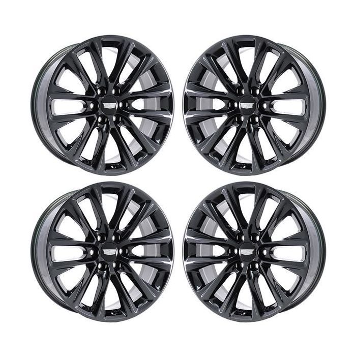 Cadillac Escalade Wheel Rim PVD Black Chrome 4804 Stock Factory OEM Replacement
