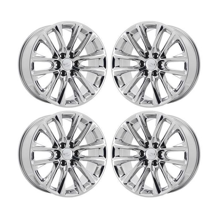 Cadillac Escalade Wheel Rim PVD Bright Chrome 4804 Stock Factory OEM Replacement