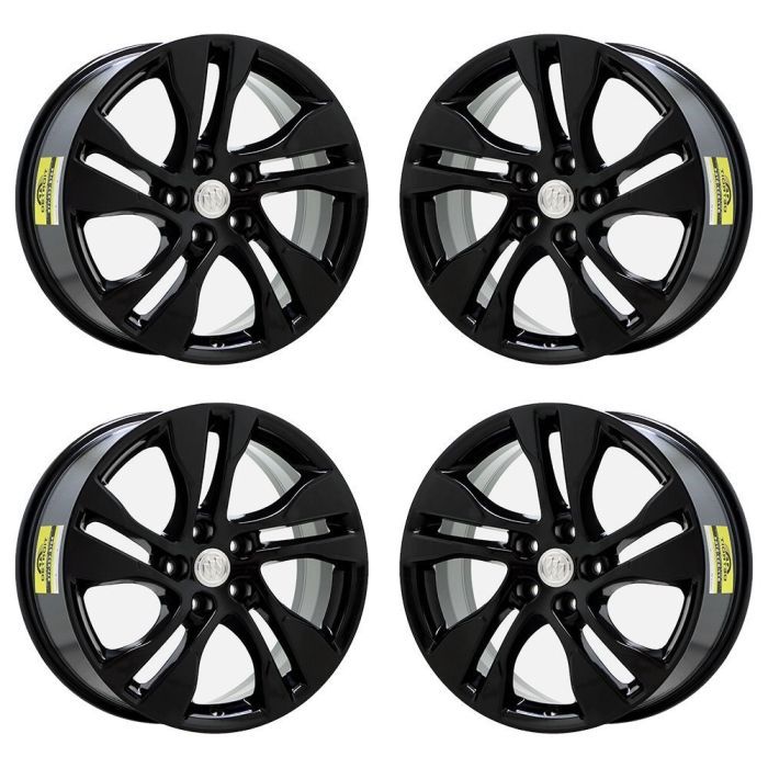 Buick Regal Exchange Wheels Set of 4-Exchange Rims Set of 4 Gloss Black 4811