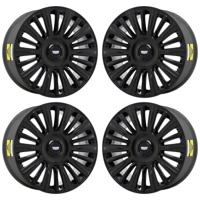 Cadillac Escalade Exchange Wheels Set of 4-Exchange Rims Set of 4 Gloss Black 4876
