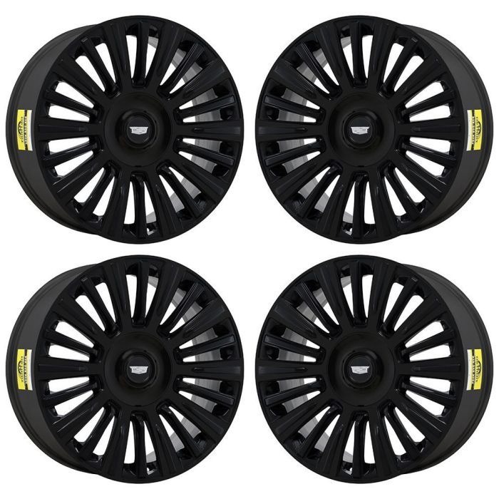 Cadillac Escalade Exchange Wheels Set of 4-Exchange Rims Set of 4 Satin Black 4876