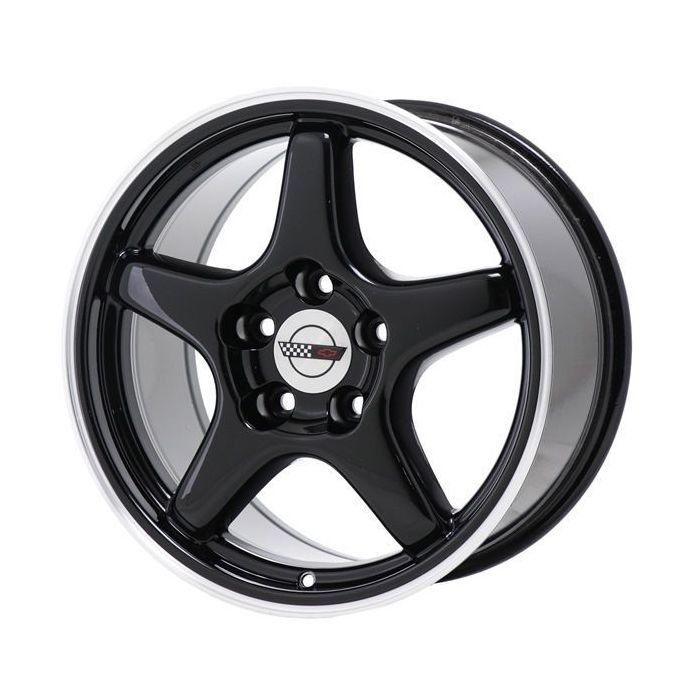 Chevrolet Camaro Wheel Rim Machined Lip Black 5055 Stock Factory OEM Replacement