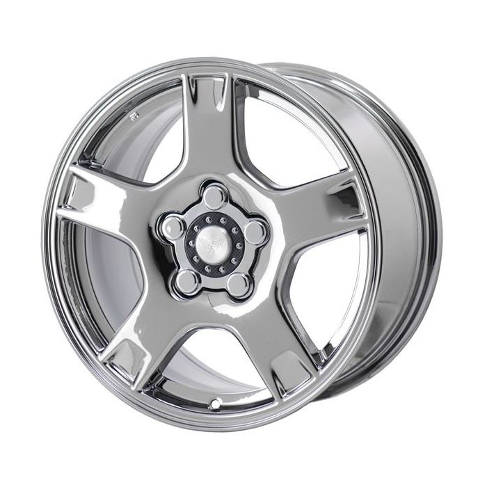 Chevrolet Corvette Wheel Rim PVD Bright Chrome 5058 (F) Stock Factory OEM Replacement