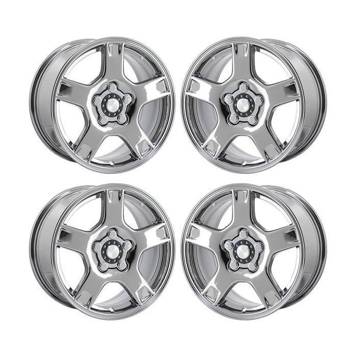 Chevrolet Corvette Wheel Rim PVD Bright Chrome 5058 (F) Stock Factory OEM Replacement