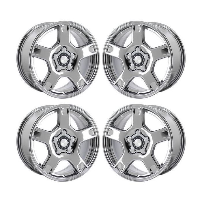 Chevrolet Corvette Wheel Rim PVD Bright Chrome 5058 (F) Stock Factory OEM Replacement