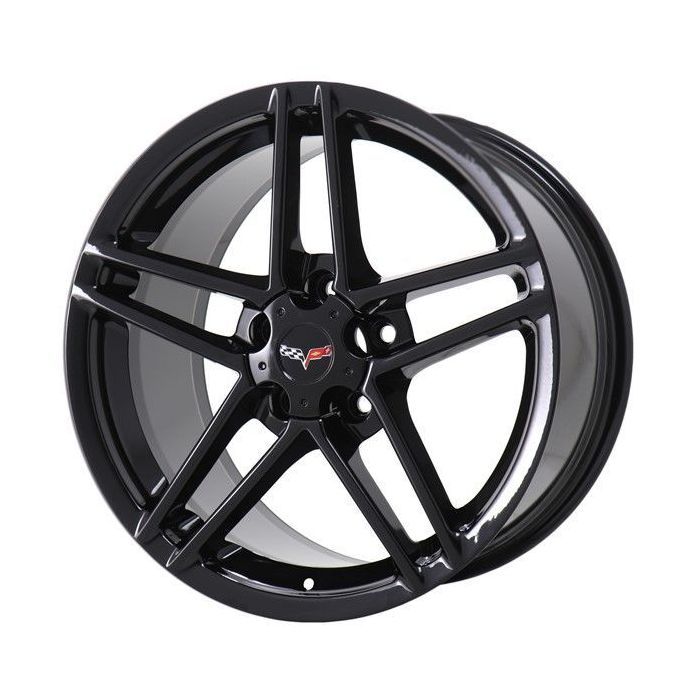 Chevrolet Corvette Wheel Rim Gloss Black 5107 (R) Stock Factory OEM Replacement