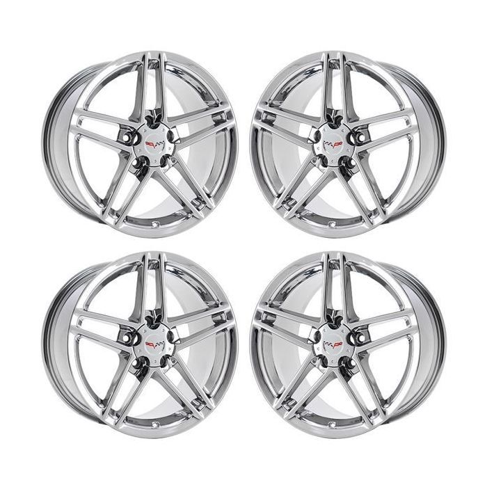 Chevrolet Corvette Wheel Rim PVD Bright Chrome 5090 (F) Stock Factory OEM Replacement