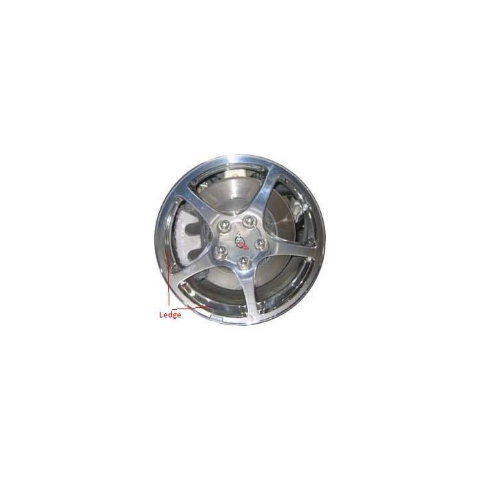 Chevrolet Corvette Wheel Rim Polished 5104 (R) Stock Factory OEM Replacement