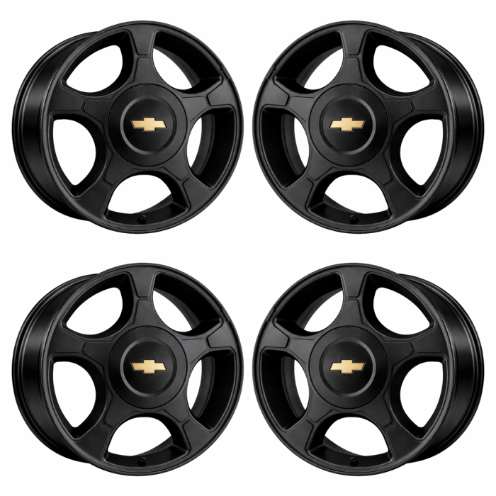 Chevrolet Trailblazer Exchange Wheels Set of 4-Exchange Rims Set of 4 Satin Black 5170