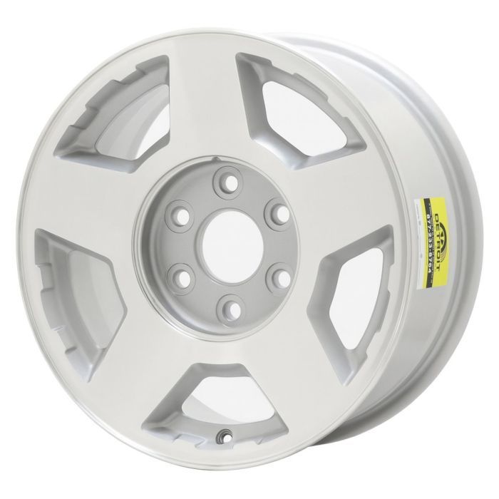 Chevrolet Silverado 1500 Wheel Rim Machined Silver 5196 Stock Factory OEM Replacement