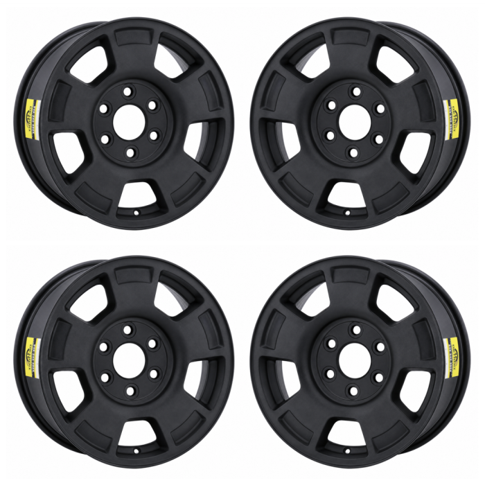 Chevrolet Silverado 1500 Exchange Wheels Set of 4-Exchange Rims Set of 4 Satin Black 5299
